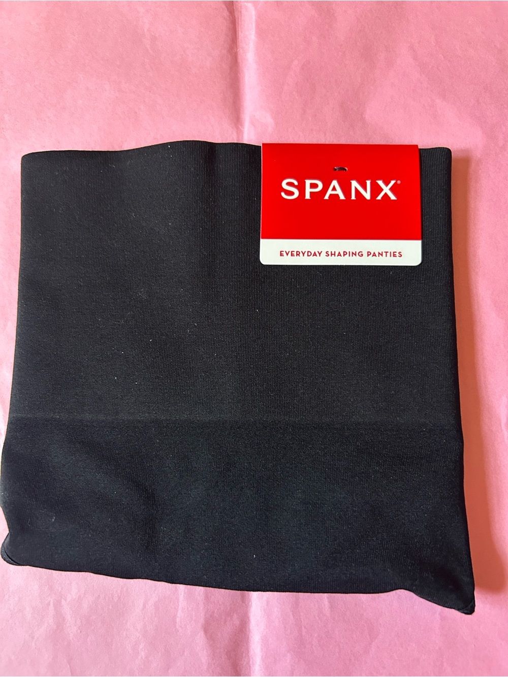 NWT SPANX Black High-Waist Shaping thong xs
